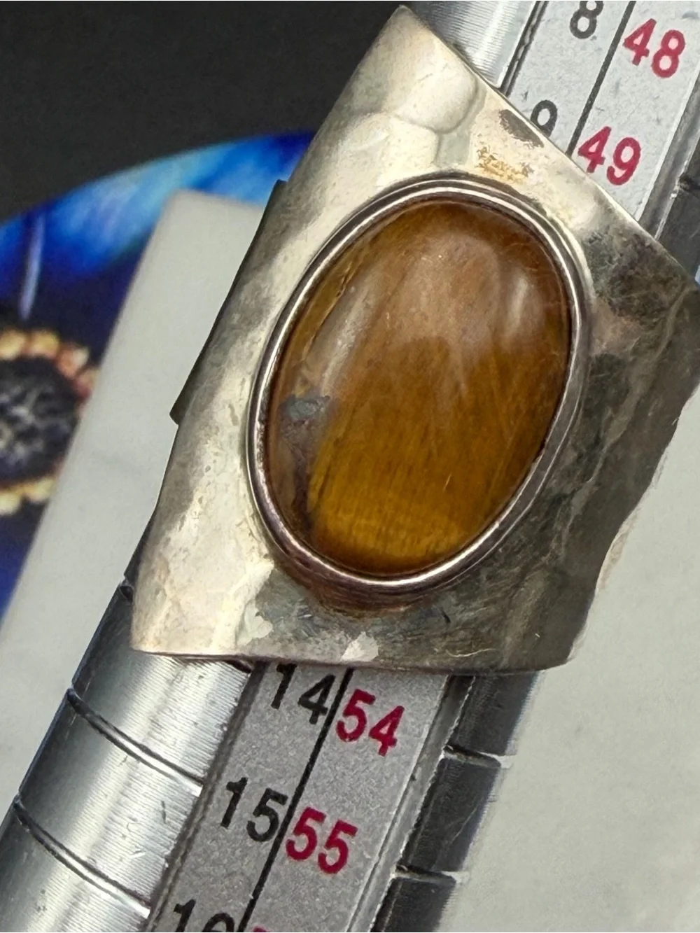 Vintage Plateria Los Ballesteros 925 Mexico Ring Size 6.25 eagle Assay #S76